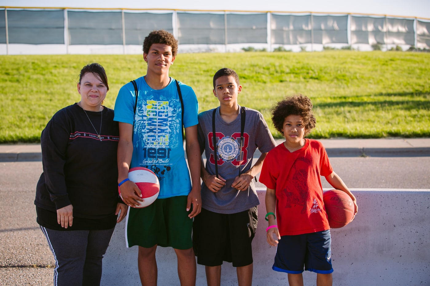 Youth basketball portrait group for sports-family proof.